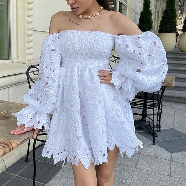 casual dresses fashion summer slash neck women elegant fold a line mini dress solid hollow out lace ladies, Black;gray
casual dresses fashion summer slash neck women elegant fold a line mini dress solid hollow out lace ladies, Black;gray