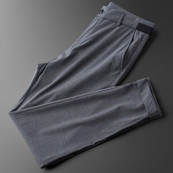 men's pants summer thin mens luxury simple business and casual trousers fashion slim fit man plus size 38, Black
men's pants summer thin mens luxury simple business and casual trousers fashion slim fit man plus size 38, Black