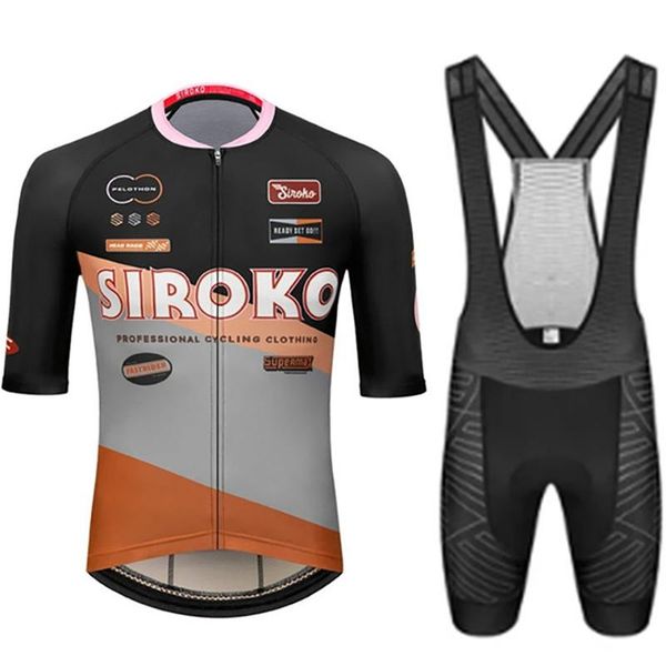 siroko por team cycling wear summer men's short sleeve bike set ropa ciclismo shirts bib shortshombre maillot 9d gel pad racing sets, Black;blue
siroko por team cycling wear summer men's short sleeve bike set ropa ciclismo shirts bib shortshombre maillot 9d gel pad racing sets, Black;blue