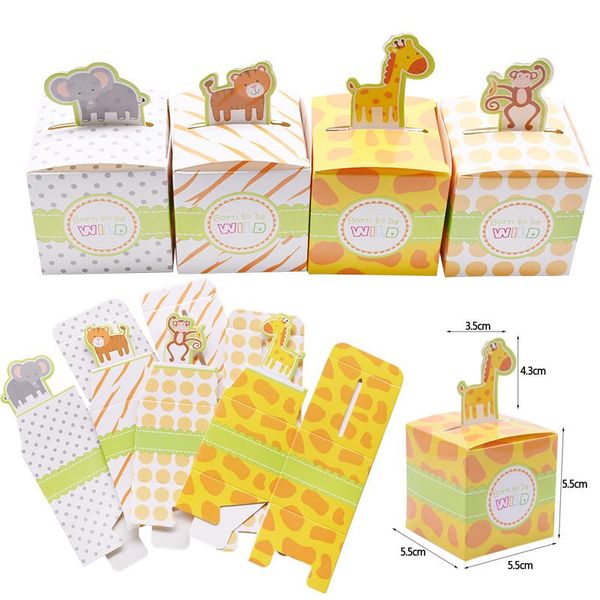 gift wrap 10pcs animal candy box giraffe monkey chocolate paper for wild one kids birthday jungle party decor supply diy gifts boxs
gift wrap 10pcs animal candy box giraffe monkey chocolate paper for wild one kids birthday jungle party decor supply diy gifts boxs