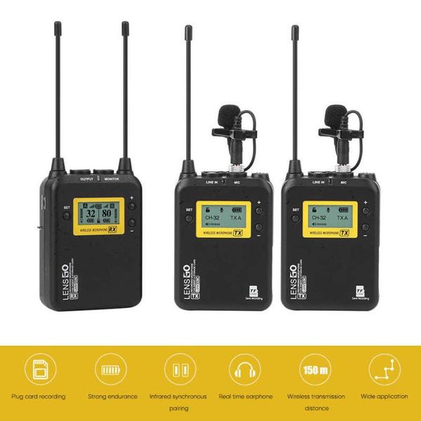 wireless microphone professional dslr camera lapel lavalier mic transmitter kit for video recording interview microphones
wireless microphone professional dslr camera lapel lavalier mic transmitter kit for video recording interview microphones