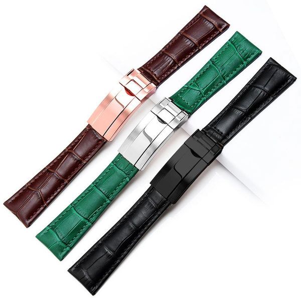 watch bands genuine leather strap for green water ghost submarine men watchband 20mm male belt., Black;brown
watch bands genuine leather strap for green water ghost submarine men watchband 20mm male belt., Black;brown
