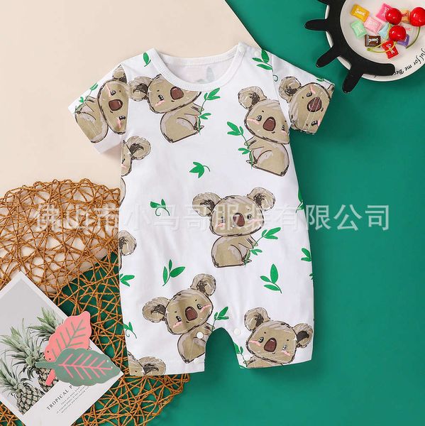 ins infant children's suit short sleeve khayi koala climbing in spring and summer, White
ins infant children's suit short sleeve khayi koala climbing in spring and summer, White