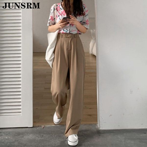 women's pants & capris high waist suit women 2021 summer casual loose floor-length plus size wide leg pantalon femme trousers, Black;white
women's pants & capris high waist suit women 2021 summer casual loose floor-length plus size wide leg pantalon femme trousers, Black;white