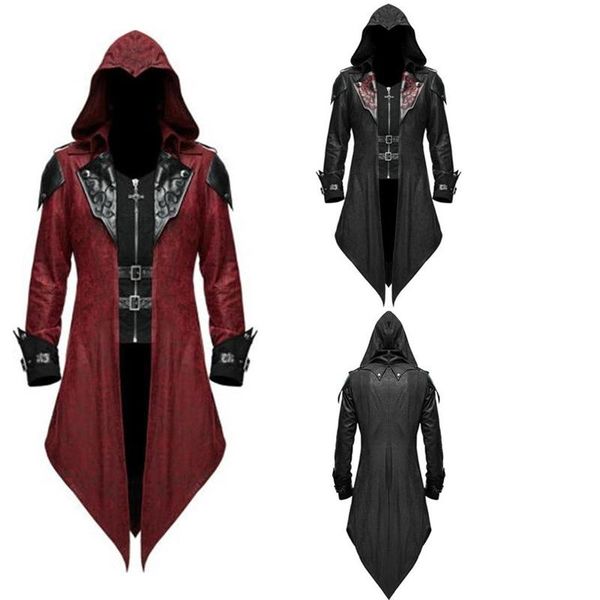 men's trench coats 5xl plus size mens medieval retro jacket gothic frock coat tuxedo halloween formal costume steampunk, Tan;black
men's trench coats 5xl plus size mens medieval retro jacket gothic frock coat tuxedo halloween formal costume steampunk, Tan;black