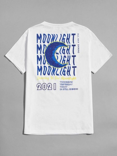 romwe guys letter moon graphic tee 871g#, White;black
romwe guys letter moon graphic tee 871g#, White;black