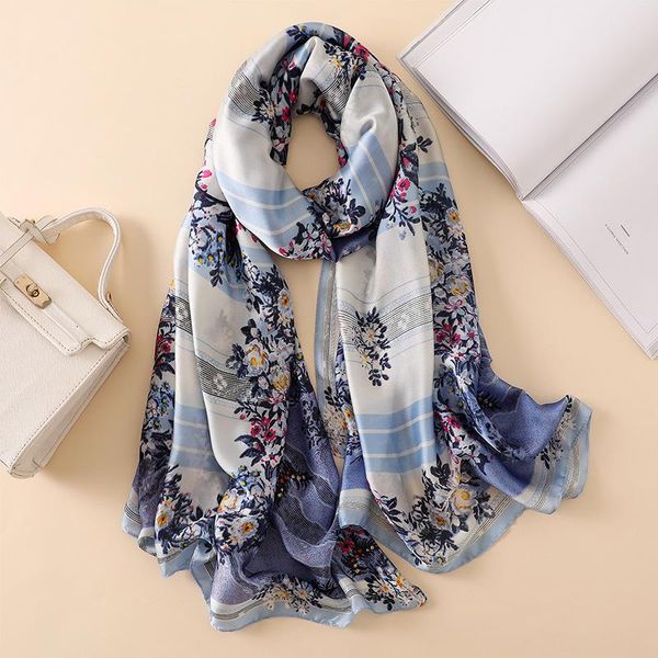 women flowers printed scarf fashion lady silk scarves soft shawls foulard bandana hijab 180*90cm bandanas
women flowers printed scarf fashion lady silk scarves soft shawls foulard bandana hijab 180*90cm bandanas