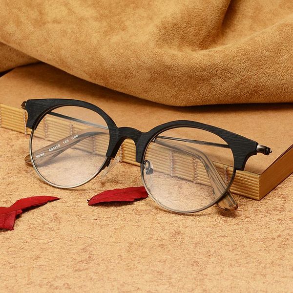 fashion sunglasses frames retro optical wood glasses frame men women round prescription eyeglasses metal arm eyewear myopia, Black
fashion sunglasses frames retro optical wood glasses frame men women round prescription eyeglasses metal arm eyewear myopia, Black