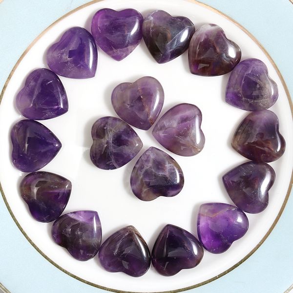 20mm small natural stone heart polished healing love hearts amethyst crystal crafts for home decor, Black
20mm small natural stone heart polished healing love hearts amethyst crystal crafts for home decor, Black
