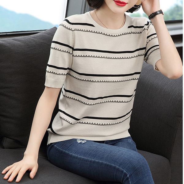 women's sweaters spring-fine knit lungs fine summer pull-jumper ladies long sleeve o ver-neck and silk-ice shirt rg63, White;black
women's sweaters spring-fine knit lungs fine summer pull-jumper ladies long sleeve o ver-neck and silk-ice shirt rg63, White;black