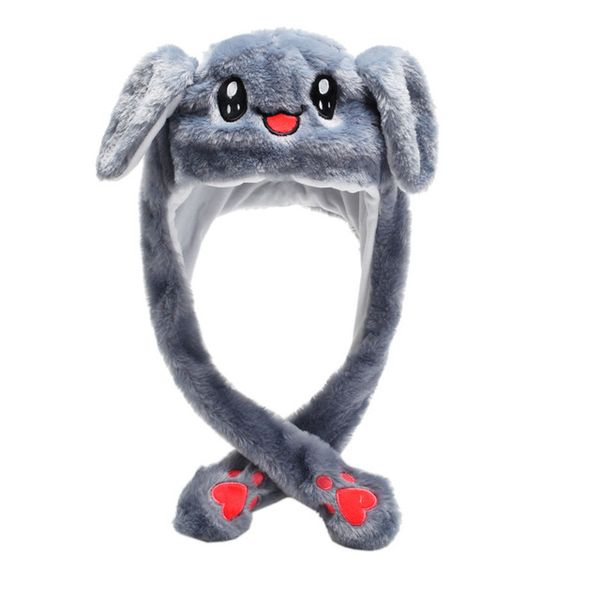 2021 new women rabbit hats beanie plush can moving bunny ears hat with shine earflaps movable ear hat hip hop caps, Blue;gray
2021 new women rabbit hats beanie plush can moving bunny ears hat with shine earflaps movable ear hat hip hop caps, Blue;gray