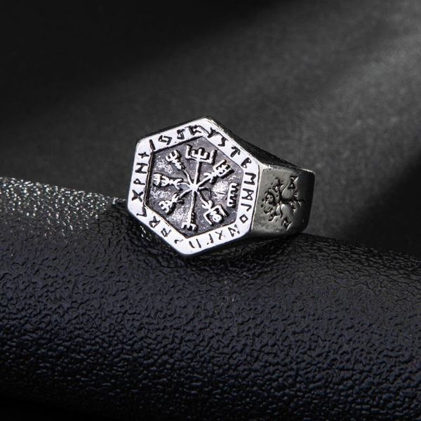 retro nordic viking odin compass ring for men vintage punk cool band rings male jewelry gift cluster, Golden;silver
retro nordic viking odin compass ring for men vintage punk cool band rings male jewelry gift cluster, Golden;silver