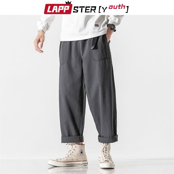 men belt vintage harajuku cargo pants joggers man solid korean harem male casual baggy trouser 210420, Black
men belt vintage harajuku cargo pants joggers man solid korean harem male casual baggy trouser 210420, Black