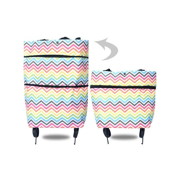 foldable shopping cart bag portable trolley with wheels rolling grocery colorful storage bags
foldable shopping cart bag portable trolley with wheels rolling grocery colorful storage bags