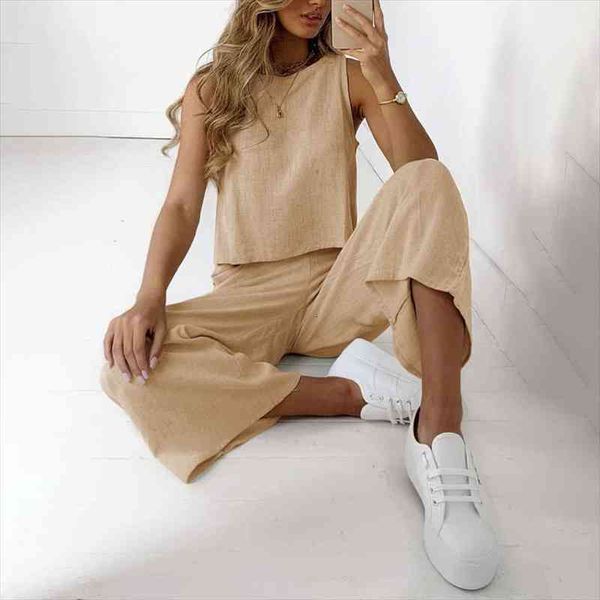 casual summer 2 piece womens pants outfit set sleeveless loose comfortable style tracksuit solid color ladies suit clothes s 3xl, White
casual summer 2 piece womens pants outfit set sleeveless loose comfortable style tracksuit solid color ladies suit clothes s 3xl, White
