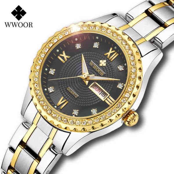 wwoor women watches brand luxury diamond dress quartz ladies wrist watch stainless steel bracelets for female gift clock, Silver
wwoor women watches brand luxury diamond dress quartz ladies wrist watch stainless steel bracelets for female gift clock, Silver