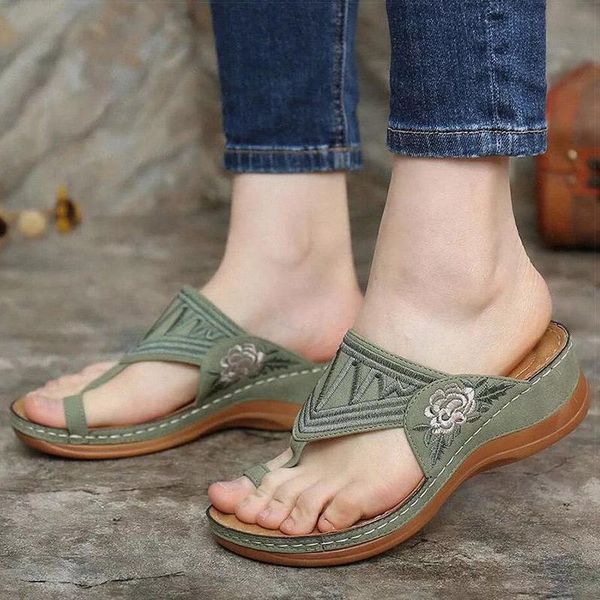 summer shoes women wedge heels sandals chaussure femme embroidered wedges beach woman flip flops, Black
summer shoes women wedge heels sandals chaussure femme embroidered wedges beach woman flip flops, Black