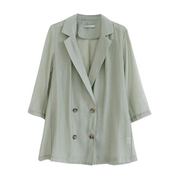 women's suits & blazers z-zoux women coat blazer suit coats three quarter thin summer vintage casual solid clothes 2021 fashion, White;black
women's suits & blazers z-zoux women coat blazer suit coats three quarter thin summer vintage casual solid clothes 2021 fashion, White;black