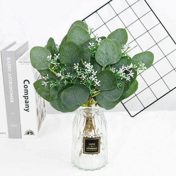 decorative flowers & wreaths 6pcs artificial eucalyptus leaves stems eucalipto branches plants for floral bouquets wedding greenery home dec
decorative flowers & wreaths 6pcs artificial eucalyptus leaves stems eucalipto branches plants for floral bouquets wedding greenery home dec
