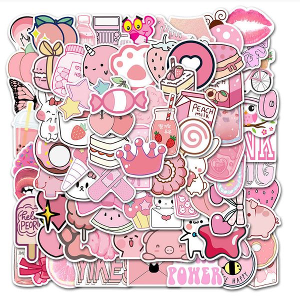 100 pcs cute pink graffiti waterproof skateboard travel suitcase phone lapluggage stickers cute kids girl toys
100 pcs cute pink graffiti waterproof skateboard travel suitcase phone lapluggage stickers cute kids girl toys