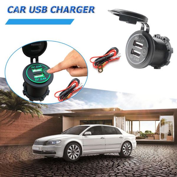 other auto electronics car motorcycle 4.8a/4.2a/3.1a dual usb charger socket with touch switch + power cord
other auto electronics car motorcycle 4.8a/4.2a/3.1a dual usb charger socket with touch switch + power cord
