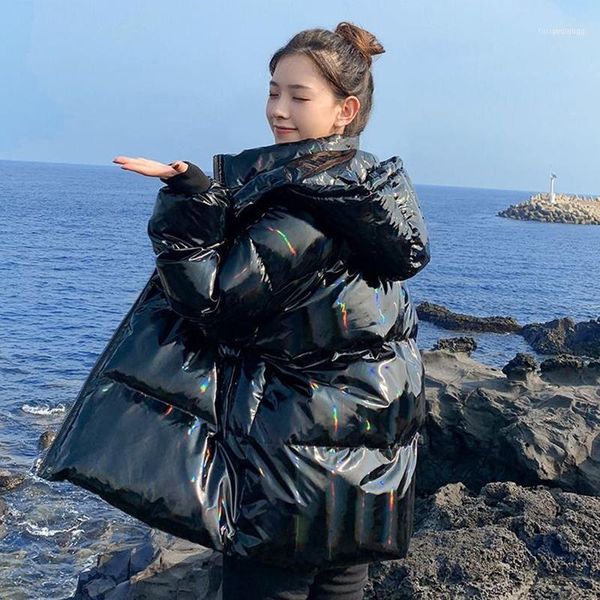 winter padded jacket women loose thick warm mid-length shiny bread coat women's clothing hooded wild jackets1, Black
winter padded jacket women loose thick warm mid-length shiny bread coat women's clothing hooded wild jackets1, Black