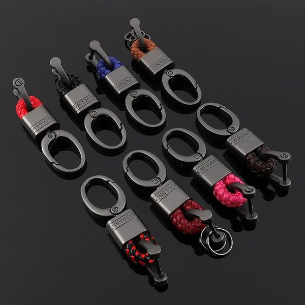 keychains high-grade horseshoe buckle hand-woven leather rope keyring car vehicle metal keychain for bag small pendant women birthday gift, Silver
keychains high-grade horseshoe buckle hand-woven leather rope keyring car vehicle metal keychain for bag small pendant women birthday gift, Silver