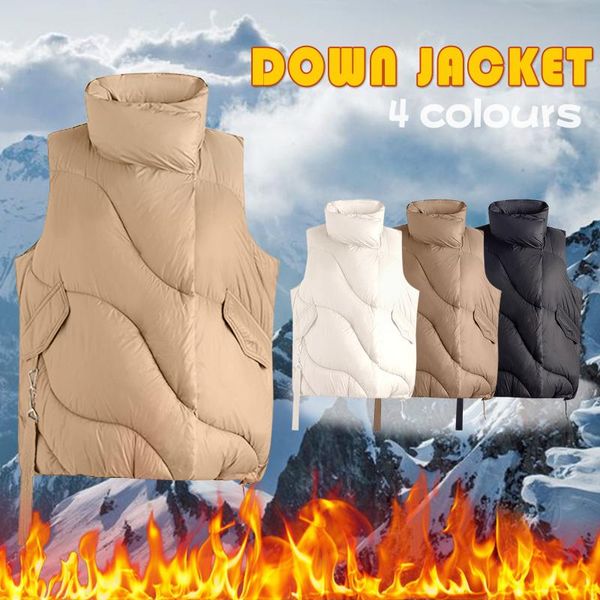 women's vests 2021 autumn and winter women vest thick student cotton coats lady clothing warm padded windproof waistcoat, Black;white
women's vests 2021 autumn and winter women vest thick student cotton coats lady clothing warm padded windproof waistcoat, Black;white