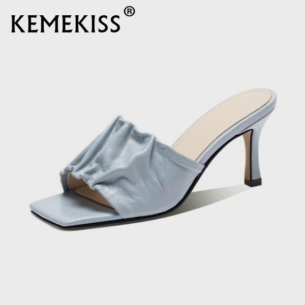 sandals kemekiss women high heel summer shoes genuine leather thin for party club footwear size 34-39, Black
sandals kemekiss women high heel summer shoes genuine leather thin for party club footwear size 34-39, Black