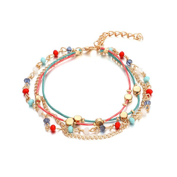 vintage boho multi layer coloured beads geometric anklets for women fashion handmade chain foot party jewelry gift, Red;blue
vintage boho multi layer coloured beads geometric anklets for women fashion handmade chain foot party jewelry gift, Red;blue