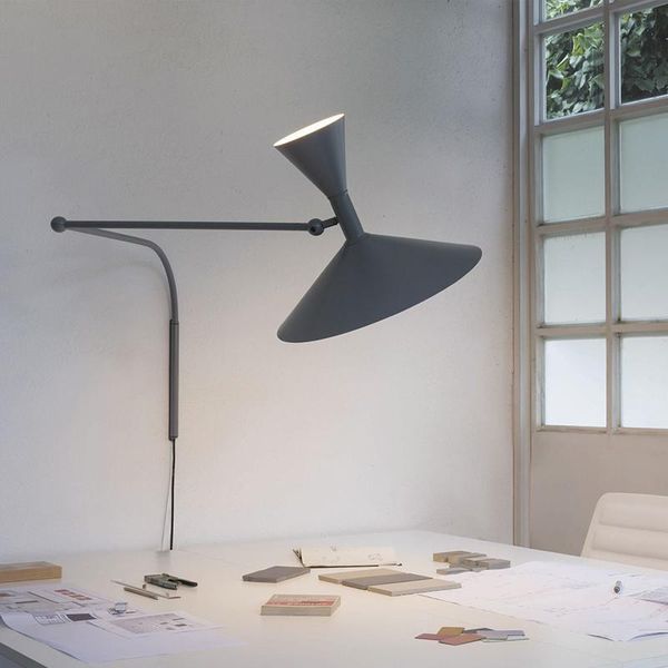 italian wall lamp arm adjustable grey iron light modern bedroom sconces for study bedside plug fixture
italian wall lamp arm adjustable grey iron light modern bedroom sconces for study bedside plug fixture