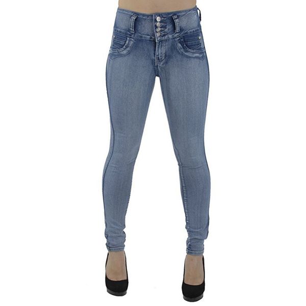 2011women casual jeans high waist skinny butt lifting elastic bodycon pencil push up hip cotton ladies jeans femme denim pants, Blue
2011women casual jeans high waist skinny butt lifting elastic bodycon pencil push up hip cotton ladies jeans femme denim pants, Blue