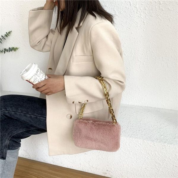 evening bags y2k carryalls baguette gold metal chain faux fur shoulder bag for women 2021 vintage quality handbag ladies plush purse clutch
evening bags y2k carryalls baguette gold metal chain faux fur shoulder bag for women 2021 vintage quality handbag ladies plush purse clutch
