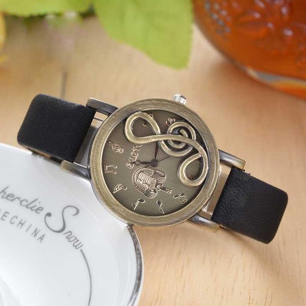 wristwatches fashion women watches elegant musical note carving decorate leather strap wristwatch ladies casual quartz watch for gift xrq88, Slivery;brown
wristwatches fashion women watches elegant musical note carving decorate leather strap wristwatch ladies casual quartz watch for gift xrq88, Slivery;brown