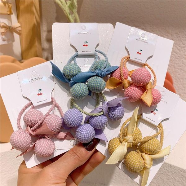 korean style children's plaid round ball head rope girls' fabric bow cute princess tie her hair with elastic accessories, Slivery;white
korean style children's plaid round ball head rope girls' fabric bow cute princess tie her hair with elastic accessories, Slivery;white