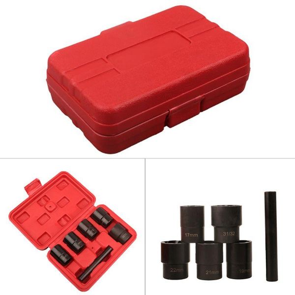 professional hand tool sets 157a 6pcs 1/2 inch twist socket 5 damaged worn lug nut lock remover bolt extractor set
professional hand tool sets 157a 6pcs 1/2 inch twist socket 5 damaged worn lug nut lock remover bolt extractor set