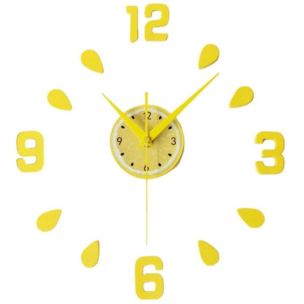 wall clocks green design sticker eva 60cm clock colour big large decorative 3d diy for kitchen children room-yellow
wall clocks green design sticker eva 60cm clock colour big large decorative 3d diy for kitchen children room-yellow