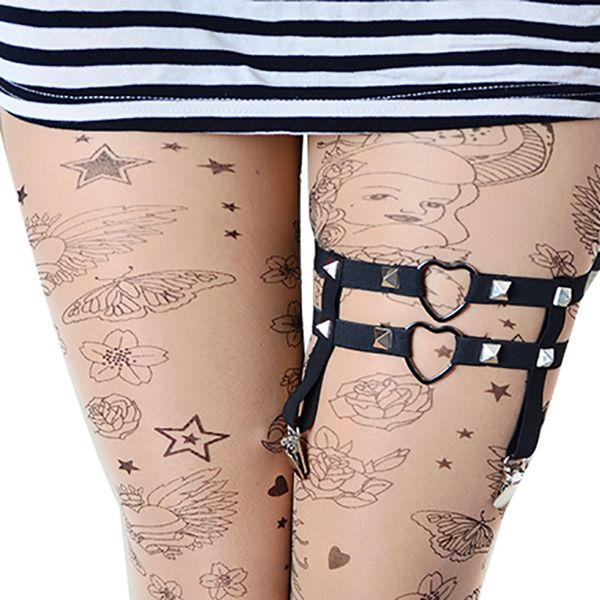 international stage performance dress suspender thigh temptation leg ring fun garter, Black;white
international stage performance dress suspender thigh temptation leg ring fun garter, Black;white