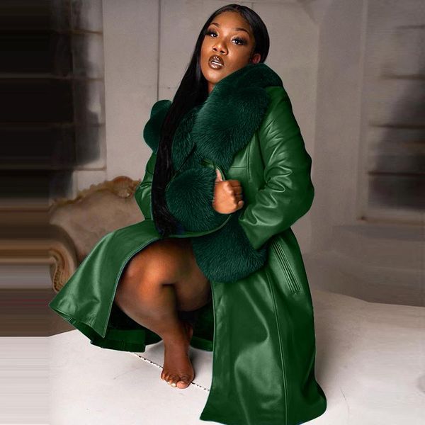 women's jackets women leather coat fur collar winter fashion lapel long sleeve pu zipper plus size casual womens outerwear#f3, Black;brown
women's jackets women leather coat fur collar winter fashion lapel long sleeve pu zipper plus size casual womens outerwear#f3, Black;brown