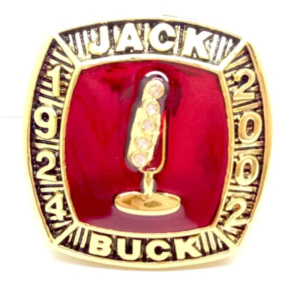 1924 the 2002 jack buck hall of fame world championship ring is an honorary commemorative collection available for customization, Silver
1924 the 2002 jack buck hall of fame world championship ring is an honorary commemorative collection available for customization, Silver