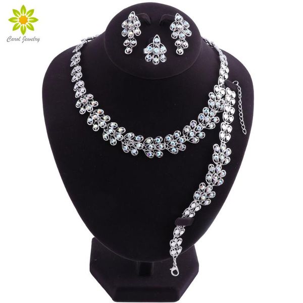 earrings & necklace dubai jewelry sets bridal in nigerian wedding woman silver color set earings bracelet ring fashion
earrings & necklace dubai jewelry sets bridal in nigerian wedding woman silver color set earings bracelet ring fashion