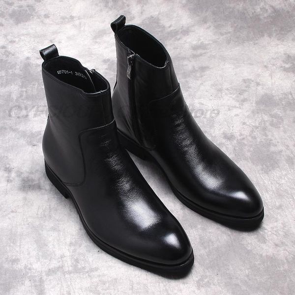 dress shoes zipper men ankle boots genuine leather fashion chelsea black brown comfortable footwear beg2
dress shoes zipper men ankle boots genuine leather fashion chelsea black brown comfortable footwear beg2