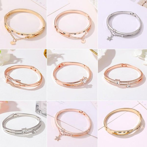 bangle s korean roman bracelet temperament heart crystal geometric fashion watch accessories for girlfriends birthday gifts, Black
bangle s korean roman bracelet temperament heart crystal geometric fashion watch accessories for girlfriends birthday gifts, Black