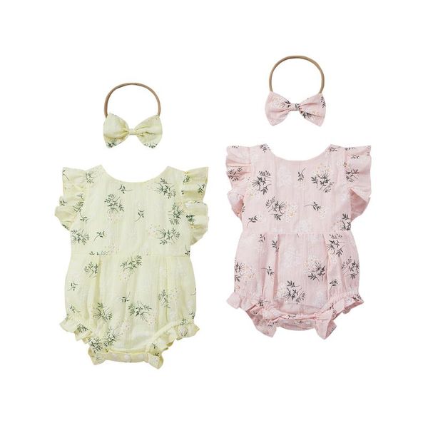 jumpsuits baby summer clothing girls casual sleeve romper fresh floral ruffles and headband sets, Blue
jumpsuits baby summer clothing girls casual sleeve romper fresh floral ruffles and headband sets, Blue