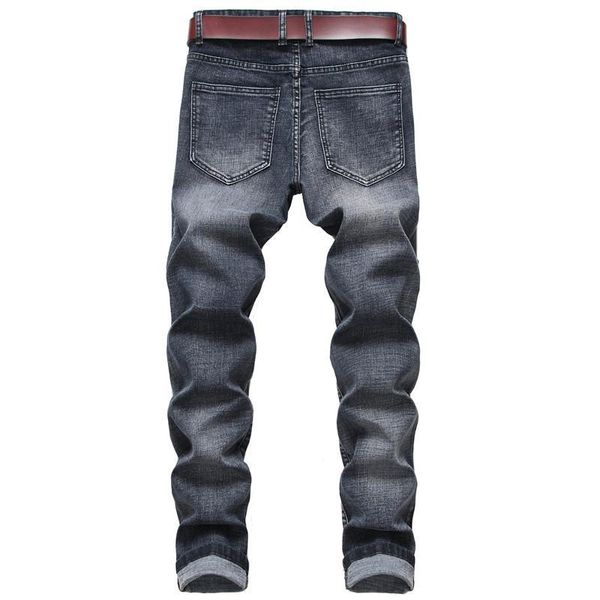 men's jeans quanbo men slim fit pants autumn spring fashion streetwear elasticity gray hole plus size 40 421 z97m, Blue
men's jeans quanbo men slim fit pants autumn spring fashion streetwear elasticity gray hole plus size 40 421 z97m, Blue