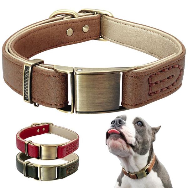 dog collars & leashes durable collar heavy duty dogs leather pitbull pug soft padded strong buckle for small medium with box
dog collars & leashes durable collar heavy duty dogs leather pitbull pug soft padded strong buckle for small medium with box