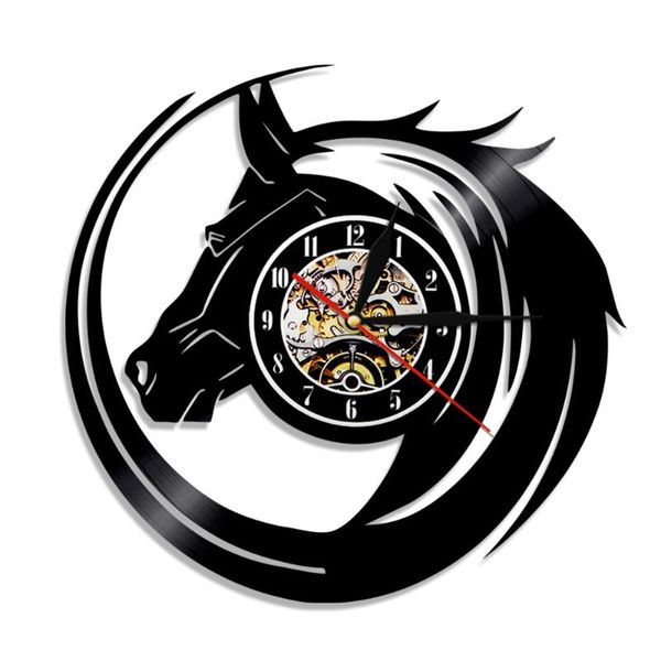 horse head wall record clock art wild animal decorative modern home racecourse decor lovers gift clocks
horse head wall record clock art wild animal decorative modern home racecourse decor lovers gift clocks