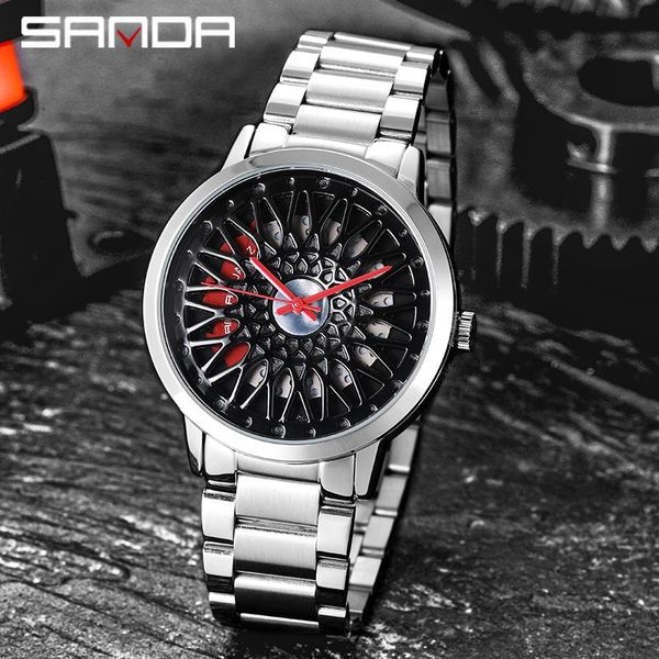 wristwatches sanda men's creative personality hollow watch wheel sports waterproof fashion contour dial series relogio masculino, Slivery;brown
wristwatches sanda men's creative personality hollow watch wheel sports waterproof fashion contour dial series relogio masculino, Slivery;brown