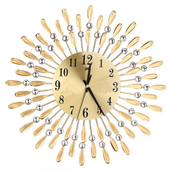 wall clocks crystal sun modern style silent ticking clock rhinestone flower metal living room office home decoration
wall clocks crystal sun modern style silent ticking clock rhinestone flower metal living room office home decoration