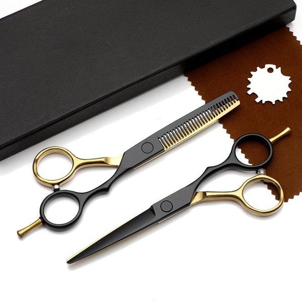 hair scissors 5.5-inch professional hairdressing black gold haircut household suit thin set tools
hair scissors 5.5-inch professional hairdressing black gold haircut household suit thin set tools